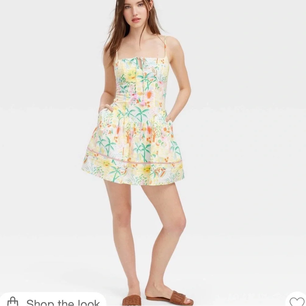 Roller Rabbit X Target Vacation Drop Waist Women’s Dress XL NWT - Picture 2 of 7